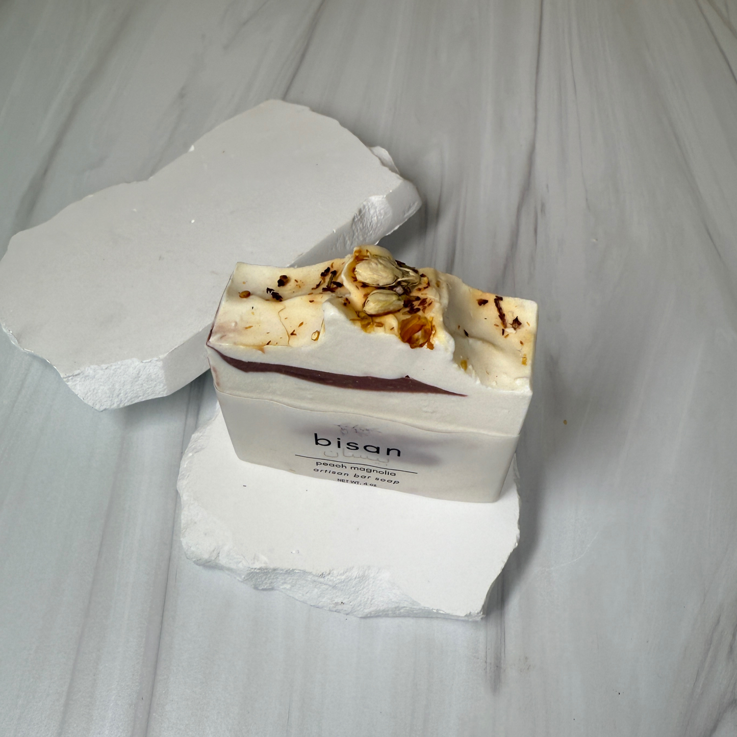Bisan Artisan Bar Soap (Peach Magnolia)