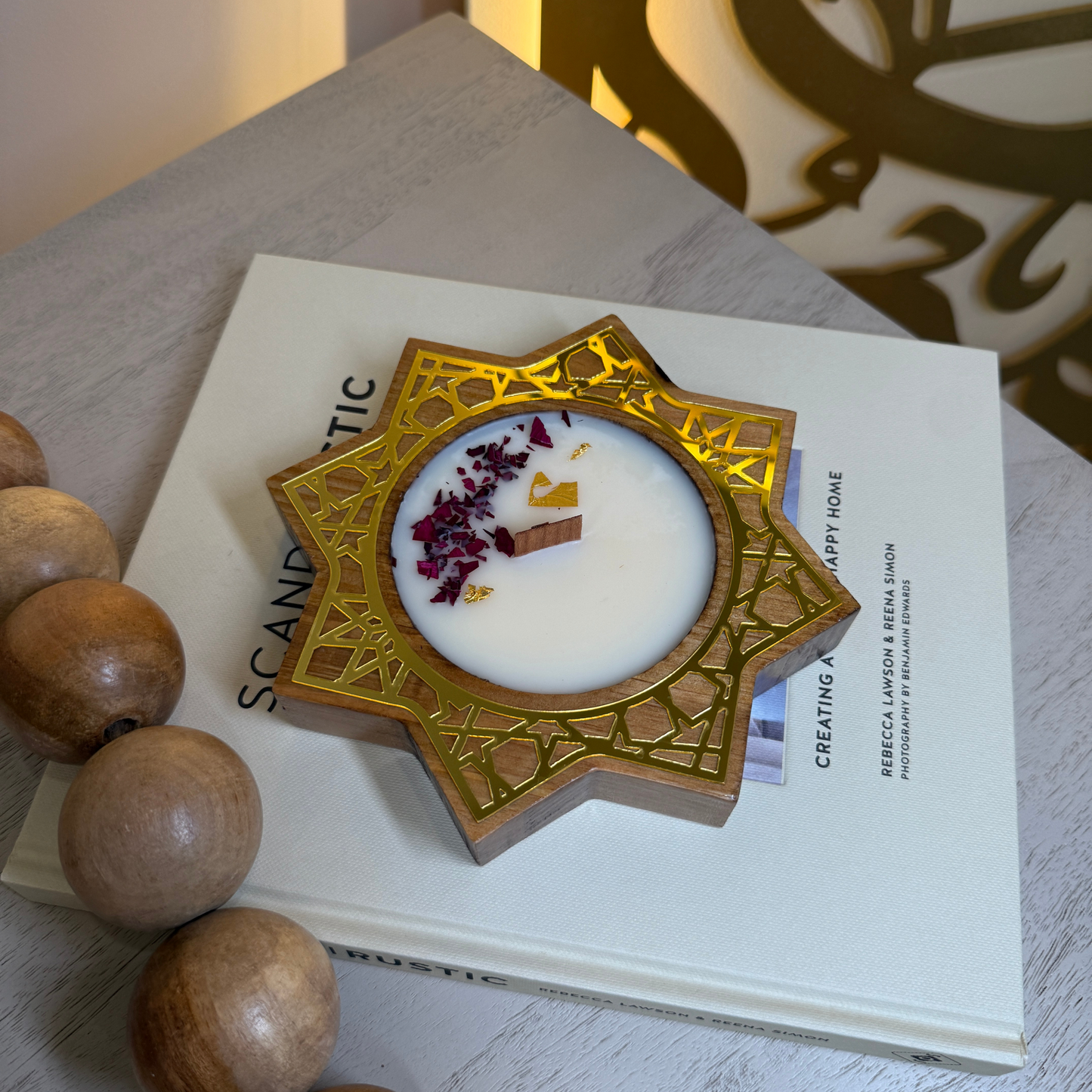Arabesque Star Candle
