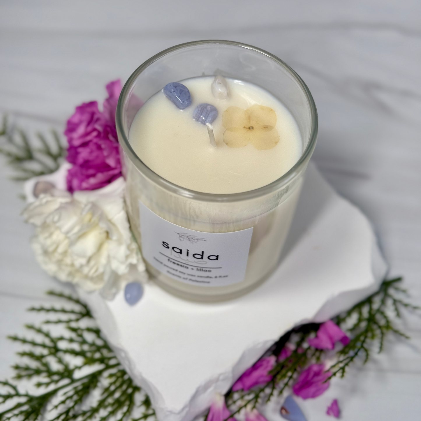 Saida Candle- Freesia and Lilac