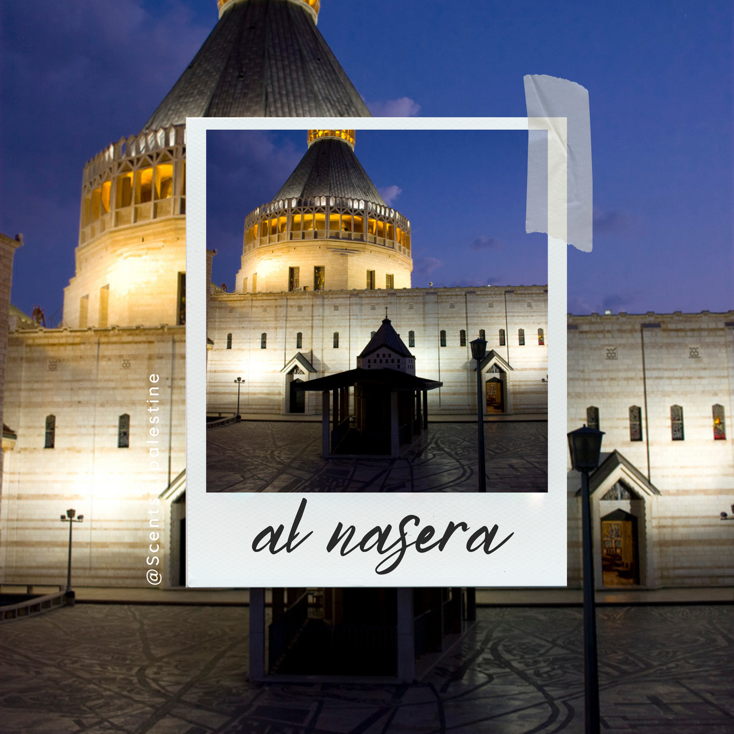Al Nasera Map Candle (Cashmere Musk)