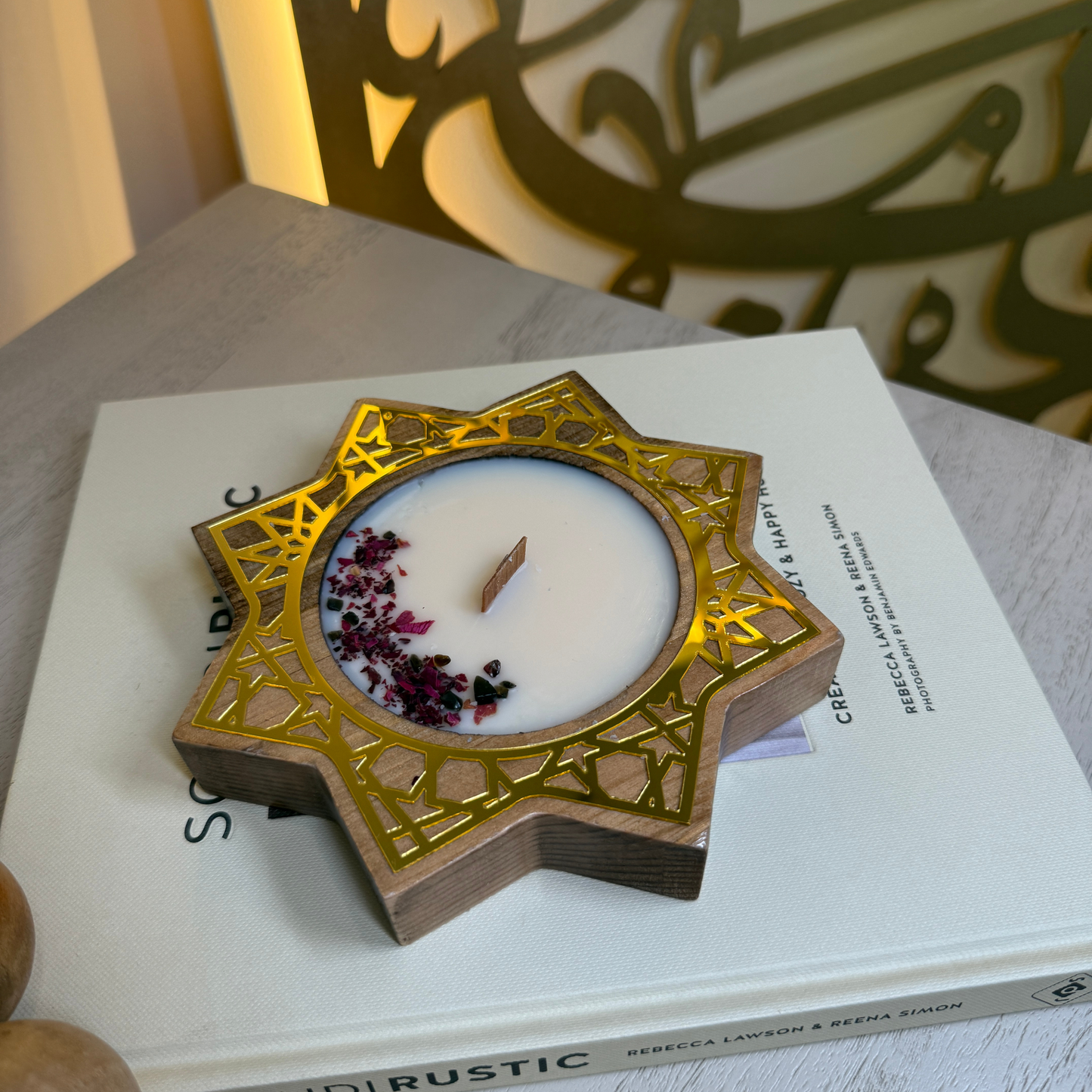 Arabesque Star Candle
