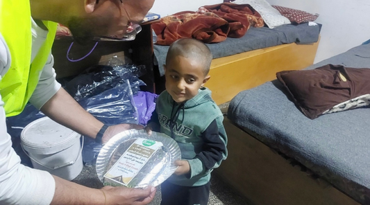 Iftar distribution in North of Gaza