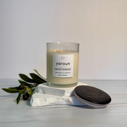 Yaroun Candle- White Orris and Sandalwood