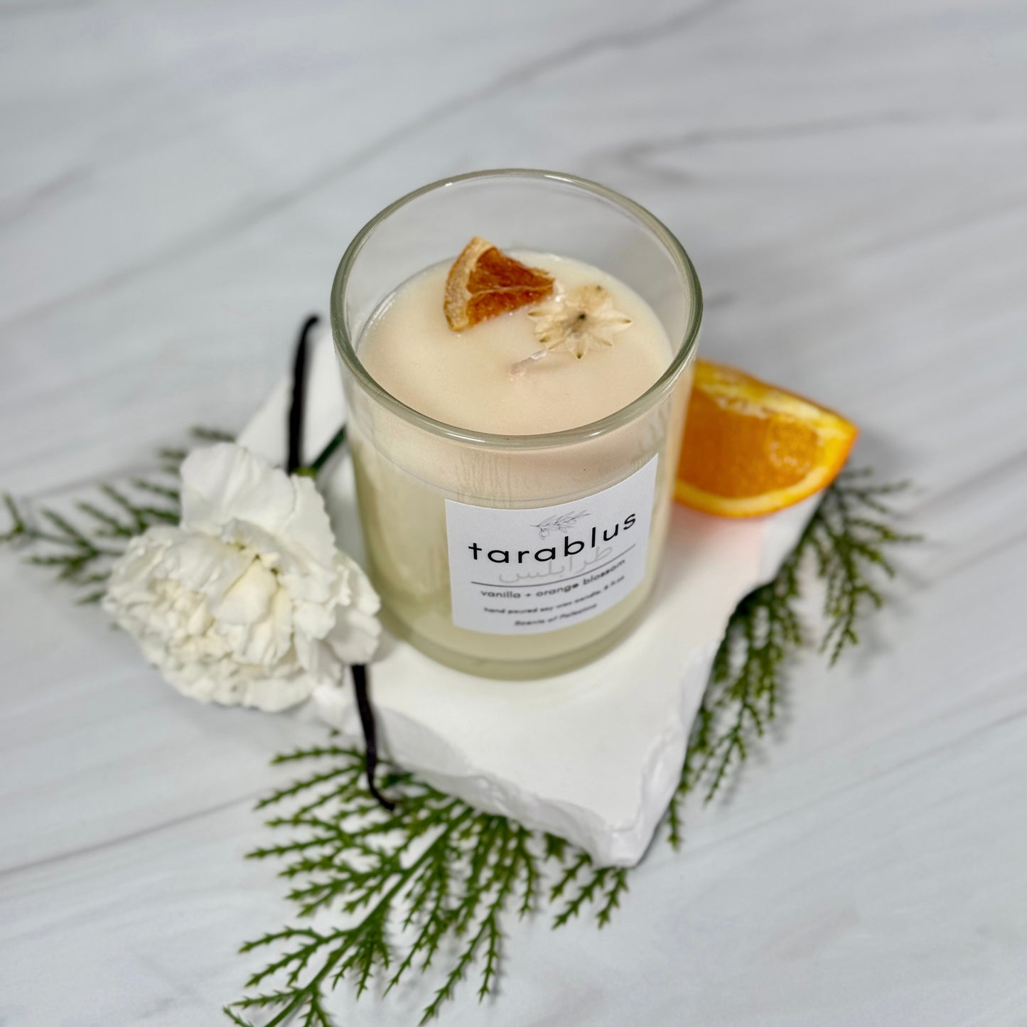 Tarablus Candle- Vanilla Orange Blossom