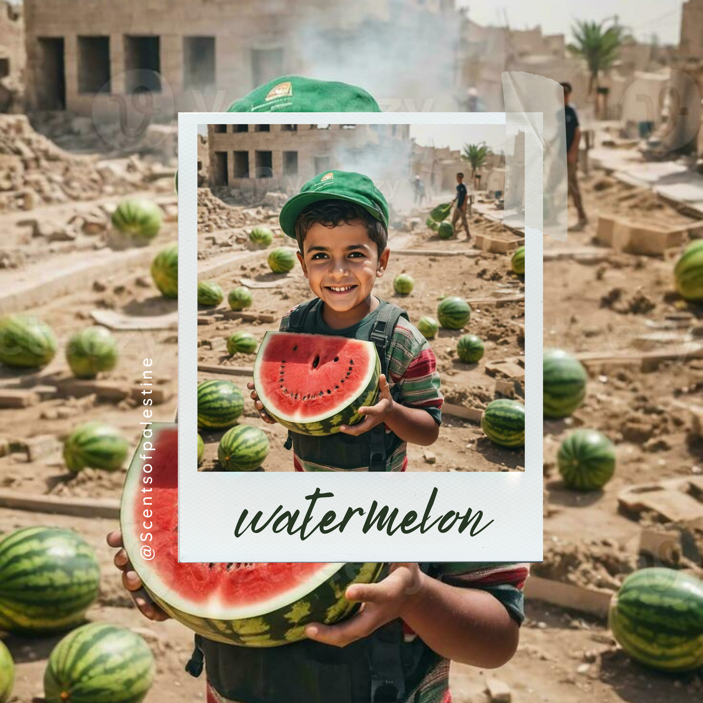 Watermelon Themed Candle-Watermelon Gummy