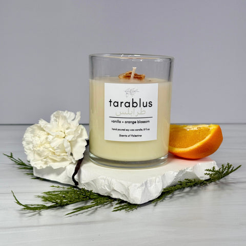 Tarablus Candle- Vanilla Orange Blossom