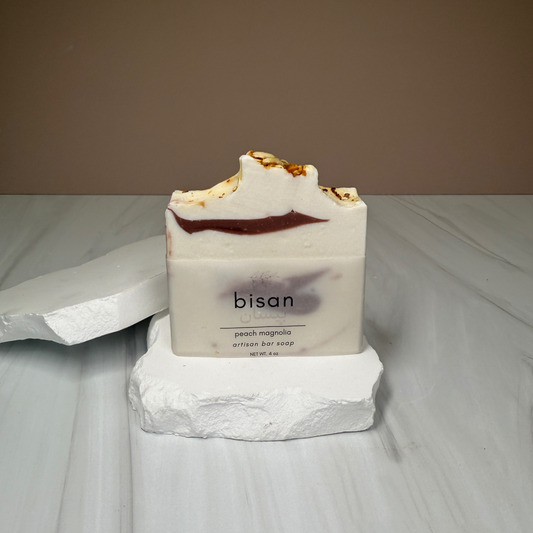 Bisan Artisan Bar Soap (Peach Magnolia)
