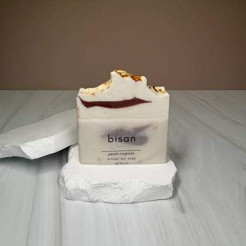 Bisan Artisan Bar Soap (Peach Magnolia)