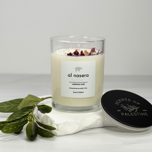 Al Nasera Candle-Cashmere Musk