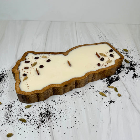 Sanaa Map Candle (Coffee and Cardamom)