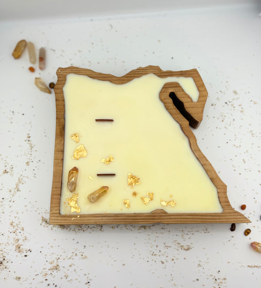 Al Qahera Map Candle (Sahara Nights)