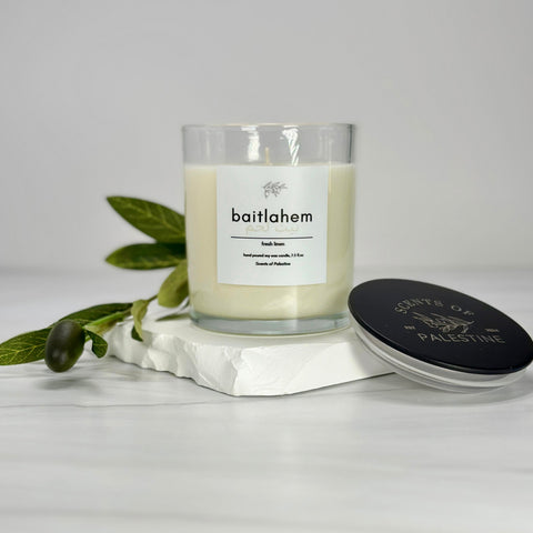 Baitlahem Candle- Fresh Linen